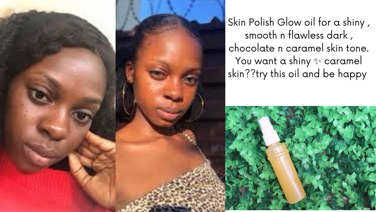 How To Make Your Skin Glow / Polish Glow Oil For A Caramel, chocolate n