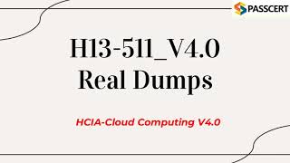 2022 Update HCIA-Cloud Computing V4.0 H13-511_V4.0 Questions and Answers