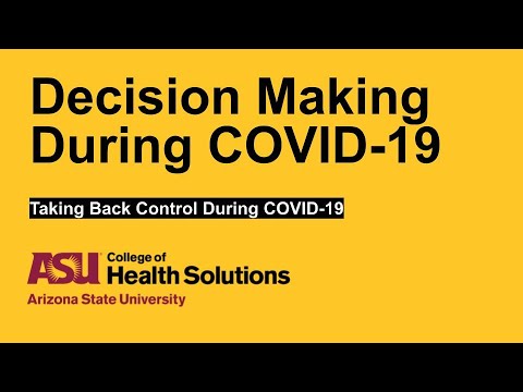 Taking Back Control During COVID-19: Local, National and Global Decision Making During COVID-19