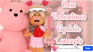 Bloxburg Valentines Update Concepts 2022 | *Visuals*