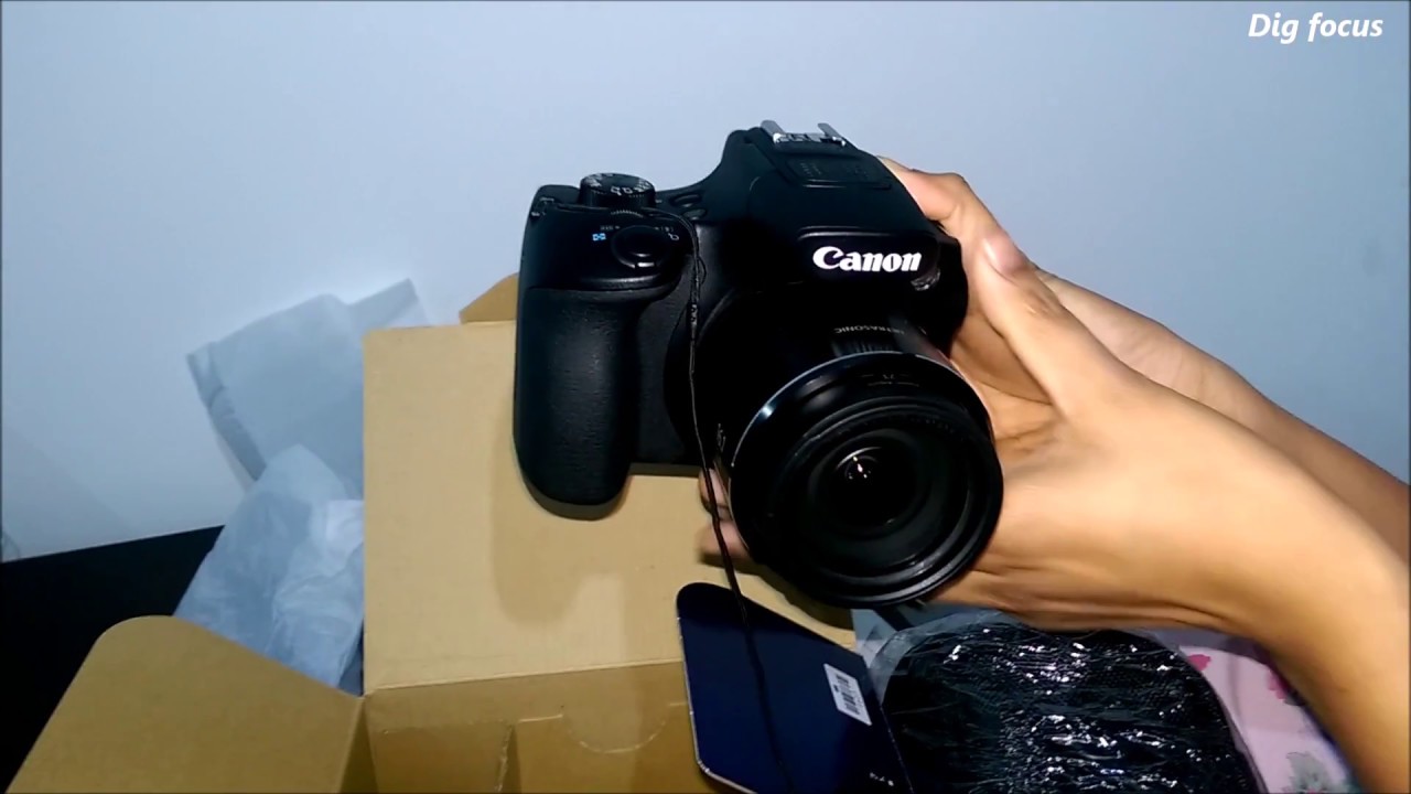 Canon Power Shot SX 60 HS unboxing