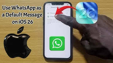 How to Use WhatsApp as a Default Message on iOS 26 #ios26
