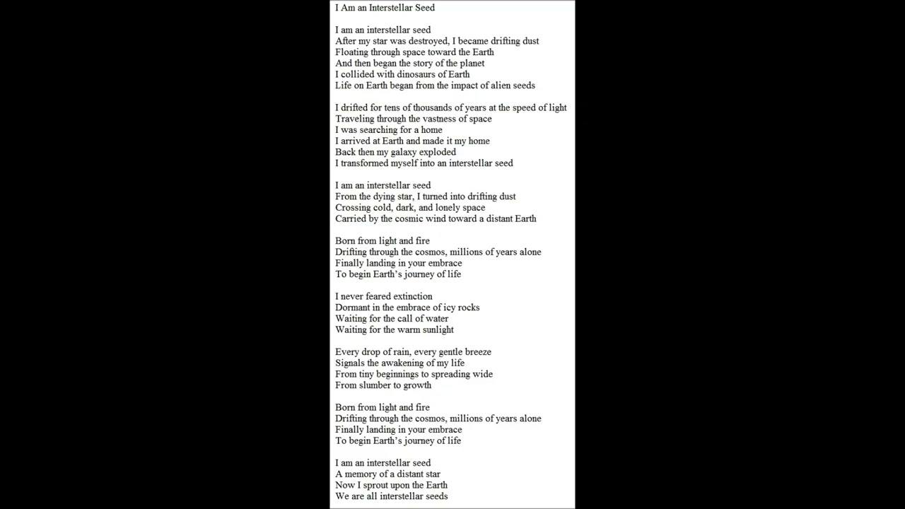 原創音樂136 I am an interstellar seed 6