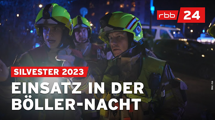 Silvester in Berlin: Unterwegs mit der Kreuzberger Feuerwehr