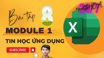 [M1-2023] - Tin học ứng dụng nâng cao M1 - Excel đề 08 mới