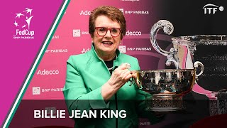 Bille Jean King Announced As Fed Cup Ambassador | ITF