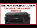 DRIVERS PARA INSTALAR IMPRESORA CANON G2100/INSTALAR UNA IMPRESORA SIN CD/DVD-DRIVERS PRINTER CANON
