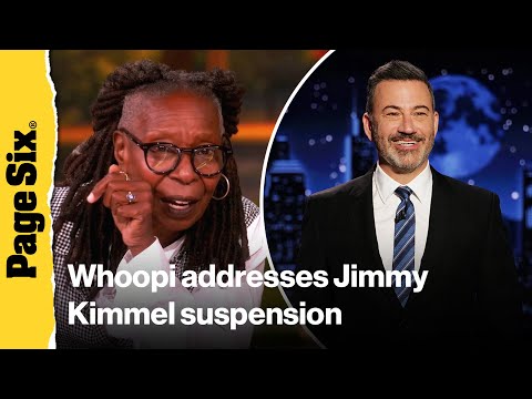 ووبي جولدبرج تتحدث أخير ا عن إيقاف جيمي كيميل في برنامج  