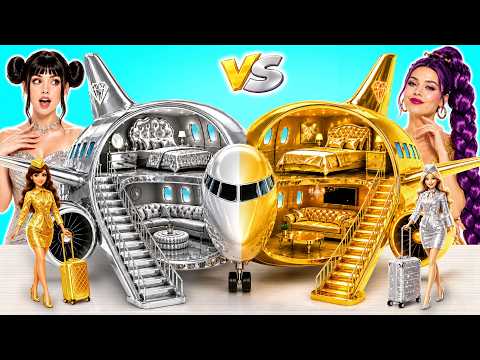 We Build Amazing Gold Vs Silver House | DIY Hacks by DiLi World
