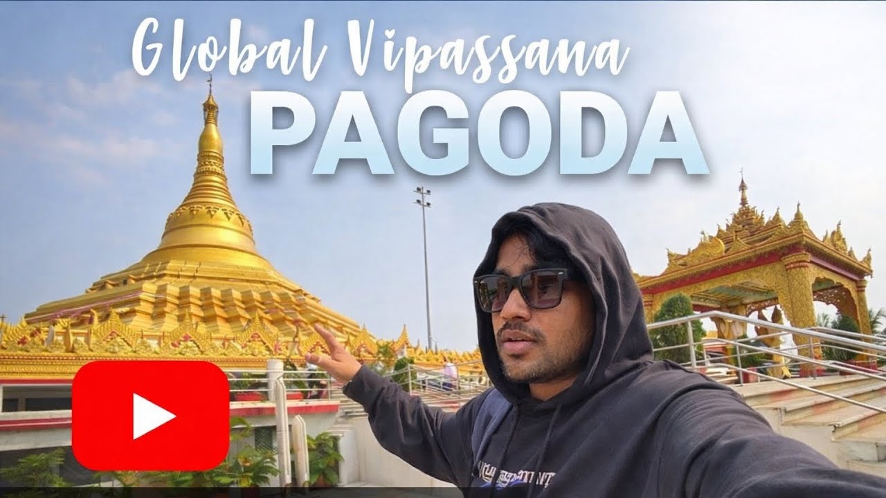 Mumbai’s Most Peaceful Place? Global Vipassana Pagoda Vlog || Mumbai || #vickychavan 