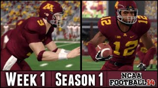 NCAA Football 14 Dynasty - Week 1 vs UNLV - Season 1 Opener