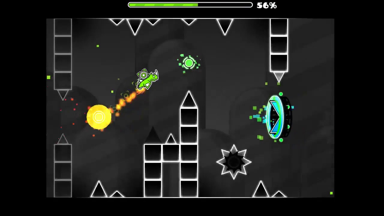 Geometry Dash - Random unfinished layout - YouTube
