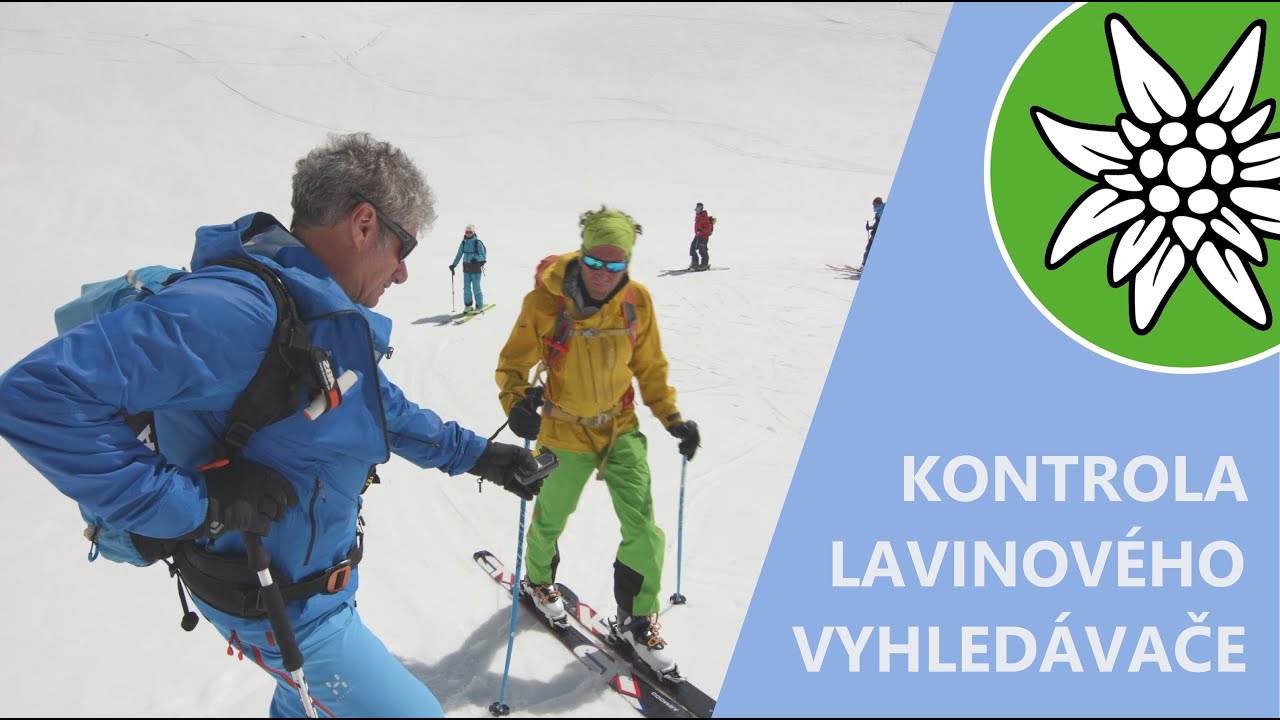 Bezpečně na horách - Skialpy - kontrola lavinového vyhledávače - CZ titulky