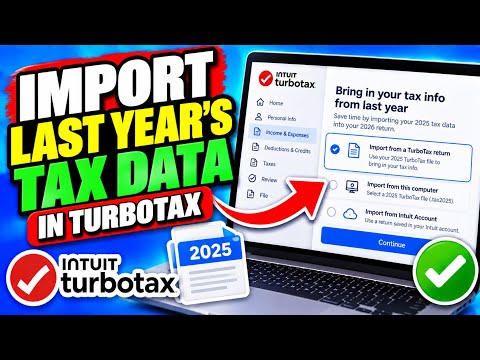How to import last year's tax data into TurboTax – easy step by step guide