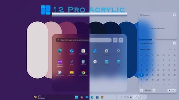 Windows 12 Pro Acrylic — New Transparent Taskbar, Start Menu & File Explorer for Windows 11!   Made
