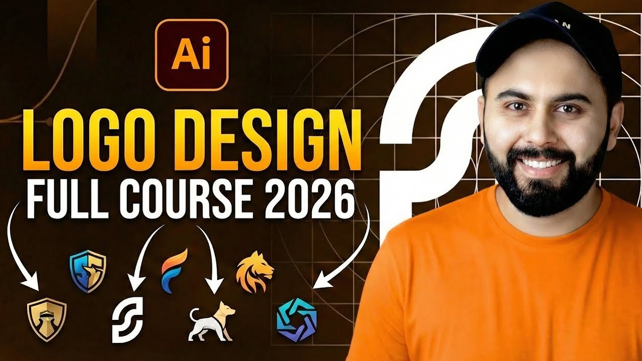 Logo Design Full Course 2026 | Learn Logo Design with Real Projects
