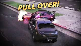 Mr. K Pulls Up on Racers in a Cop Car with Chawa | ProdigyRP 2.7