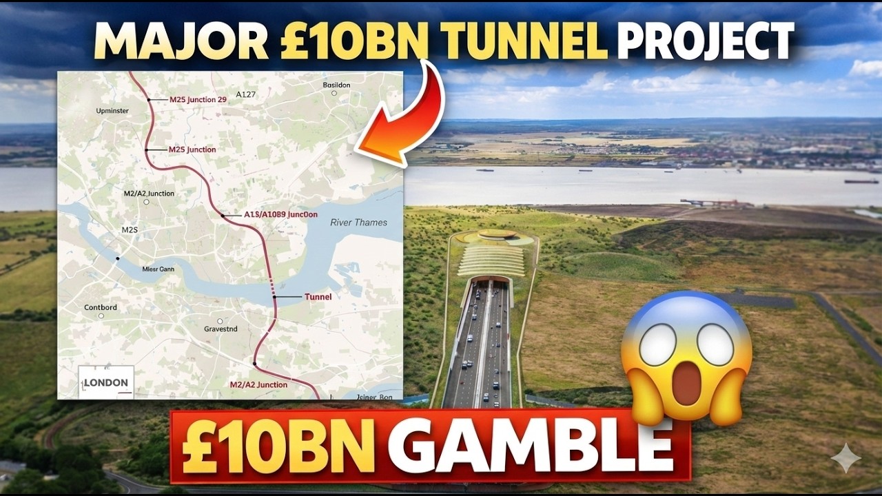 Туннель стоимостью 10 миллиардов фунтов стерлингов, который может ухудшить ситуацию с дорожным дв...