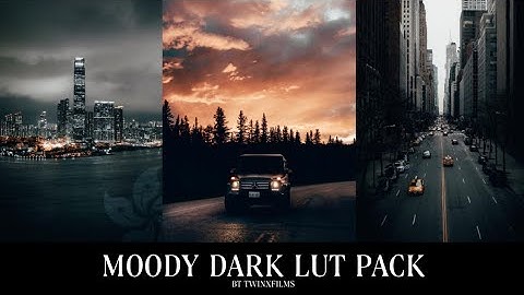 Moody Dark Free Luts Pack | Color grading with luts on mobile (VN Video Editor) | Premier Pro & FCPX