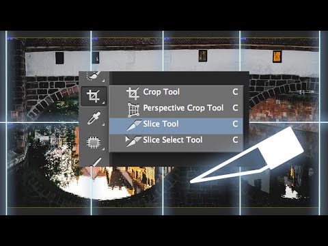Video: Wie entferne ich das Slice-Tool in Photoshop?