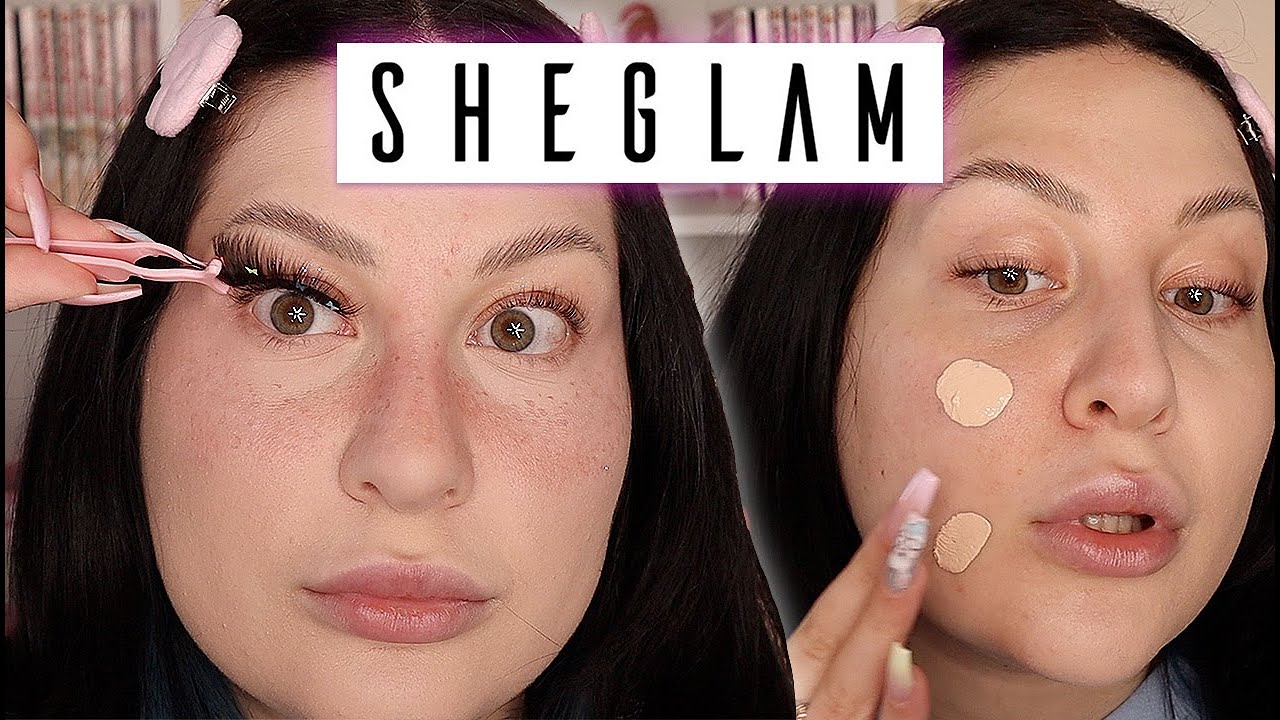 MI TRUCCO CON IL MAKEUP DI SHEGLAM  Provo tutti i trucchi di Shein ✨✨  *recensione completa* 