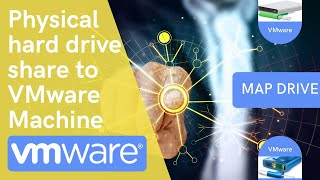 How to Physical Drive Map || Share to VMware Gust Machine.