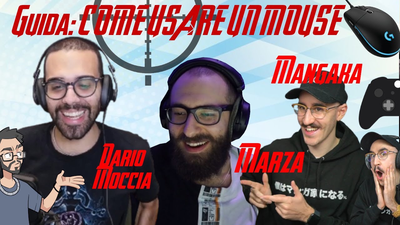 DARIO MOCCIA E MARZA INSEGNANO A MANGAKA AD USARE UN MOUSE