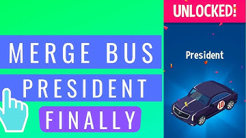 Merge Bus | Finally President Unlocked! | iOS / Android Mobile Gameplay