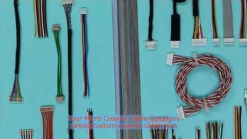 Efficient AWG42 I-PEX 20380-R30T-060 to 20857-005T-01 Micro Coaxial EDP Cable Assembly Solution Supp