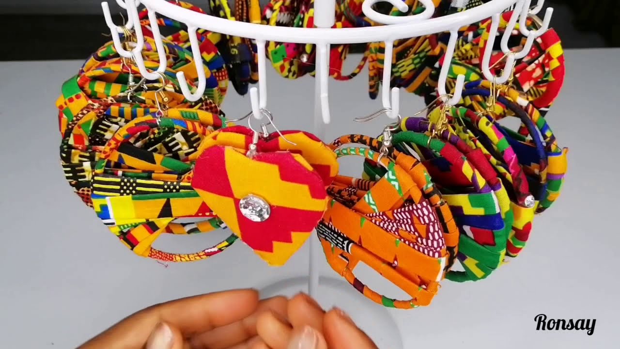 DIY: African Prints Earrings