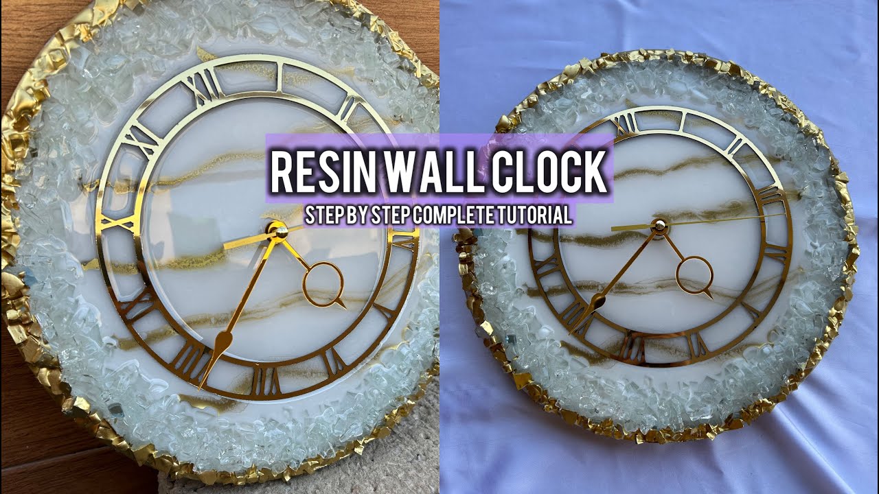 How to make Resin Art Clock | Step By Step Complete Tutorial | DIY Epoxy Clock