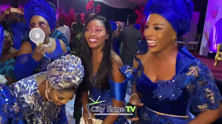 BETWEEN KIEKIE & ENIOLA AJAO AT KUNLE AFOD 50TH BIRTHDAY PARTY