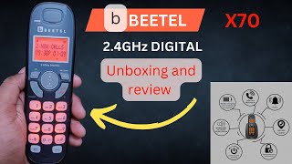 beetel x70 cordless landline phone || Best cordless landline phone unboxing