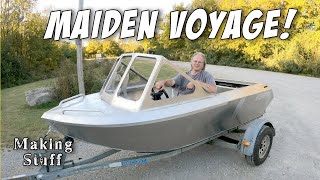 Out of the Shop and in the Water - Supercharged Mini Jet Boat's Maiden Voyage! by Making Stuff 6,644 views 7 months ago 6 minutes, 10 seconds