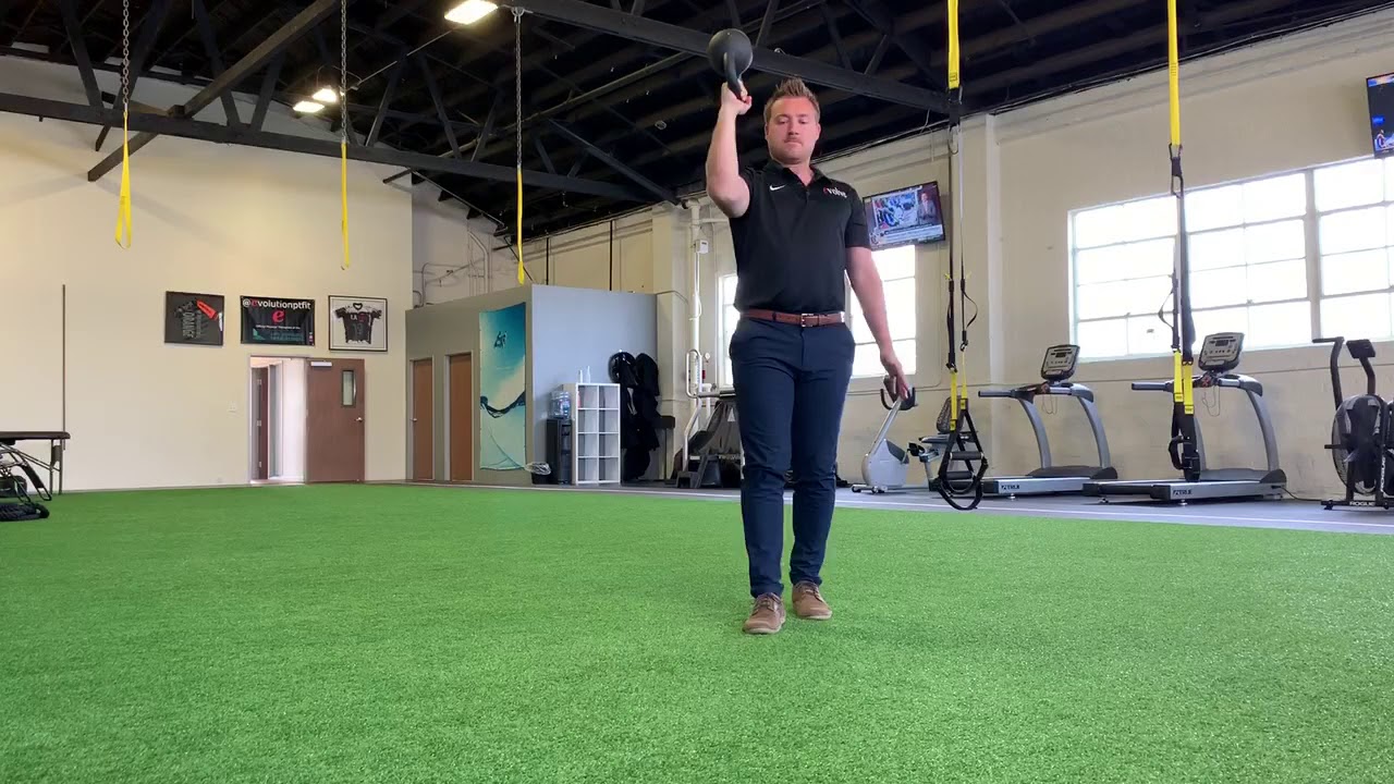 Shoulder Series Bottoms Up Kettlebell Walk YouTube