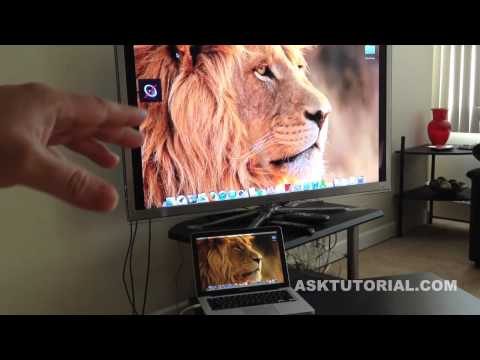 COMO CONECTAR UNA MACBOOK PRO A LA TELEVISION