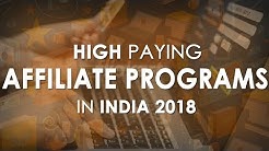 Best Affiliate programs 2018 India | Top Five Indian Affiliate Programs to Join in 2018 | Hindi ?