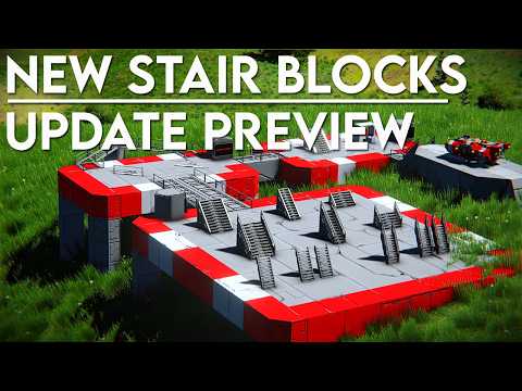 New Stair Blocks - 'Prosperity' Update Preview (Space Engineers)