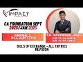 CA Foundation - Bills of Exchange Detailed Revision