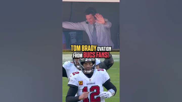 Tom Brady STANDING OVATION From Bucs Fans! 👏 #tombrady #football #nfl