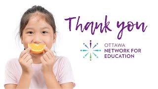 Thank you ONFE School Breakfast Program
