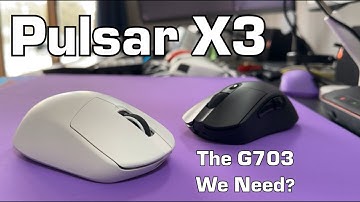 Definitive Pulsar X3 Mouse Review with Logitech G703 Side-by-Side