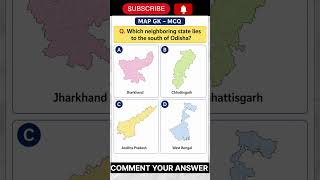 Which neighboring state lies to the south of Odisha? #shorts