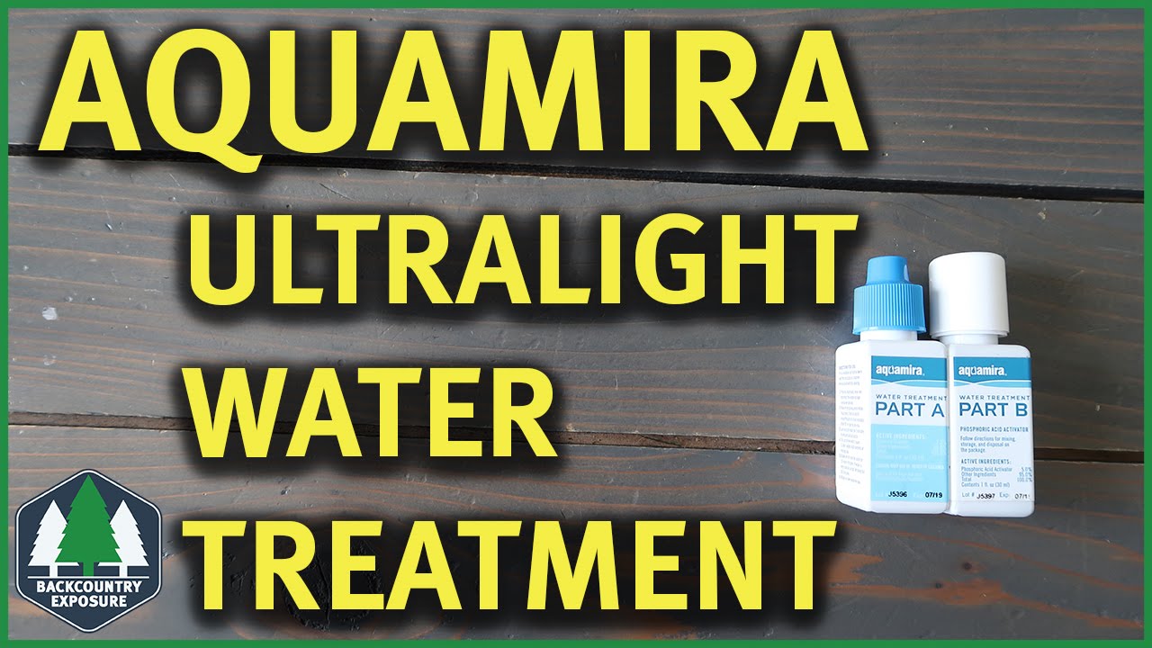 Aquamira Drops Ultralight Backpacking Water Treatment! YouTube