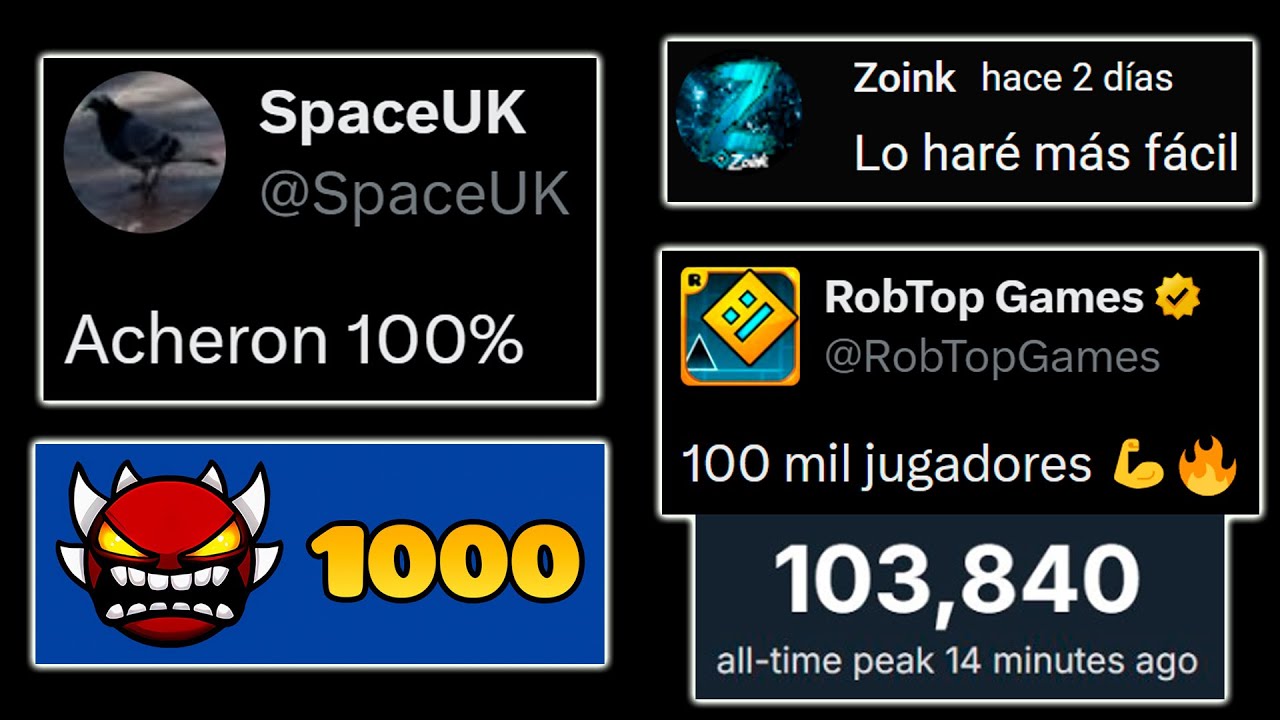 SPACEUK SE PASA ACHERON - NUEVO RECORD EN GD - ZOINK NERFEARA ORBIT - NOTICIAS GEOMETRY DASH