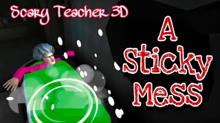 Scary Teacher 3D - A Sticky Mess (Easy way to ruin Miss T's bath time)