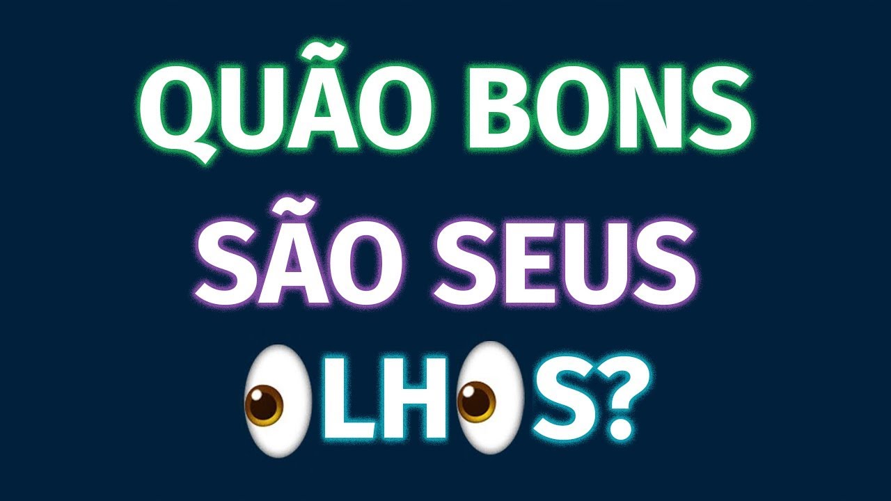 Teste Divertido para Conferir Quão Afiada É Sua Visão inspiração significado