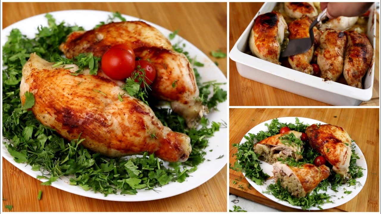 اوراك الدجاج المحشية أو الحمام الكداب بتتبيلة مميزة وحشوة رهيبة بدون سلق اوتحمير لاغني عنها!!