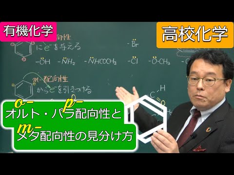 オルトパラ配向性　メタ配向性　置換反応　芳香族化合物　有機化学　高校化学　エンジョイケミストリー　144206