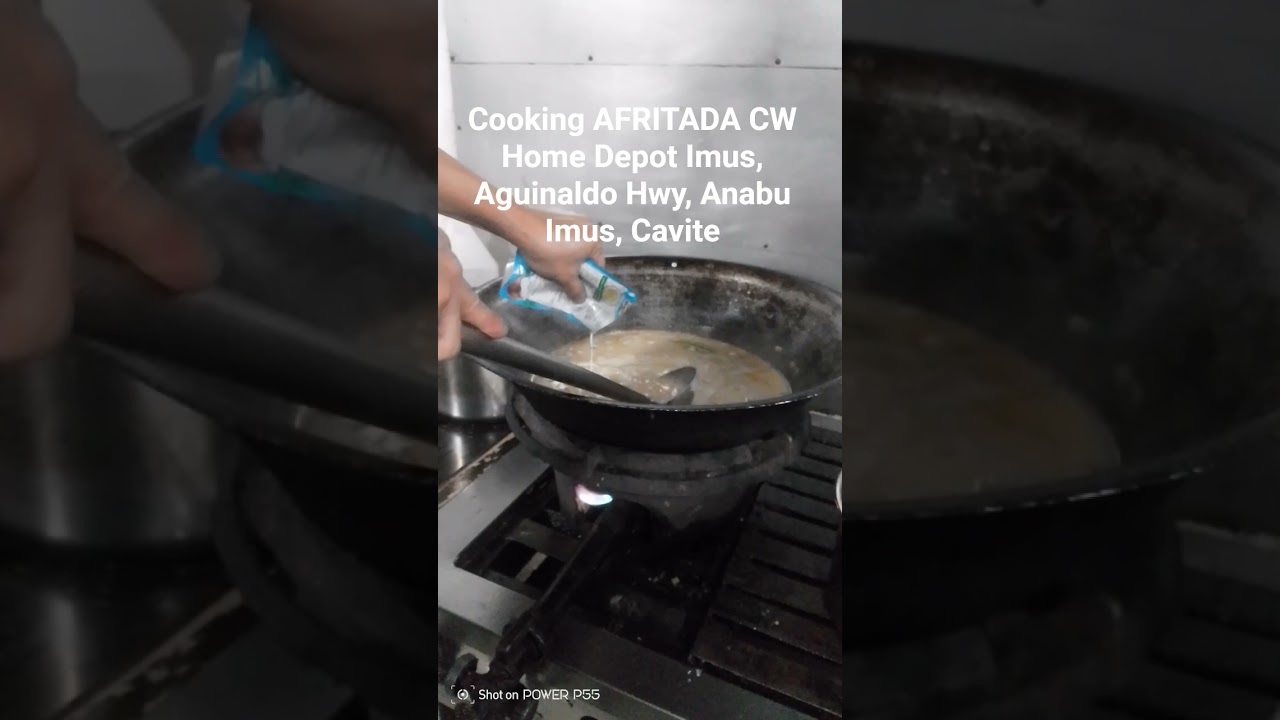 Cooking AFRITADA CW Home Depot Imus, Aguinaldo Hwy, Anabu Imus, Cavite